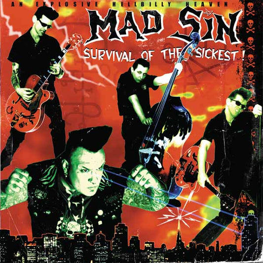 Mad Sin - Survival Of The Sickest (Orange/Yellow Swirl Vinyl) - Rock - LP