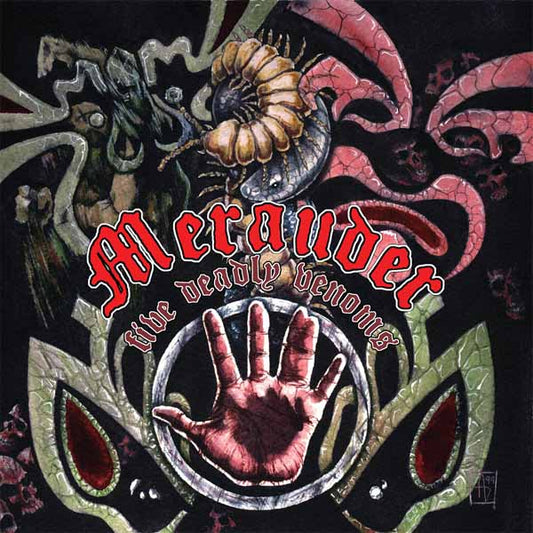 Merauder - Five Deadly Venoms (Red/Green Swirl Vinyl) - Metal - LP