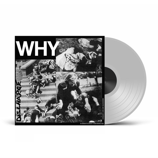 Discharge - Why (Phd Exclusive Clear Vinyl) - Punk - LP