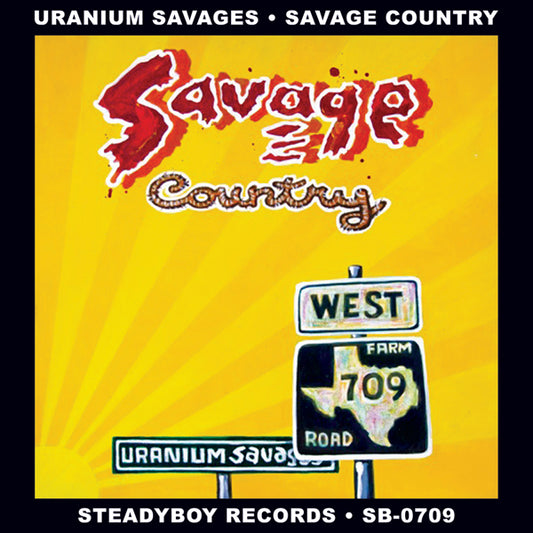 Uranium Savages - Savage Country - Rock - CD