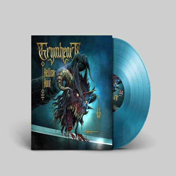 Grymheart - Hellish Hunt (Transparent Turquoise Vinyl) - Death Metal - LP