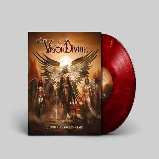 Vision Divine - Blood And Angels' Tears (Red Marbled Vinyl) - Power Metal - LP