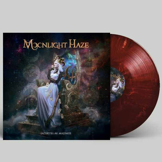 Moonlight Haze - Interstellar Madness (Marbled Burgundy Vinyl) - Power Metal - LP