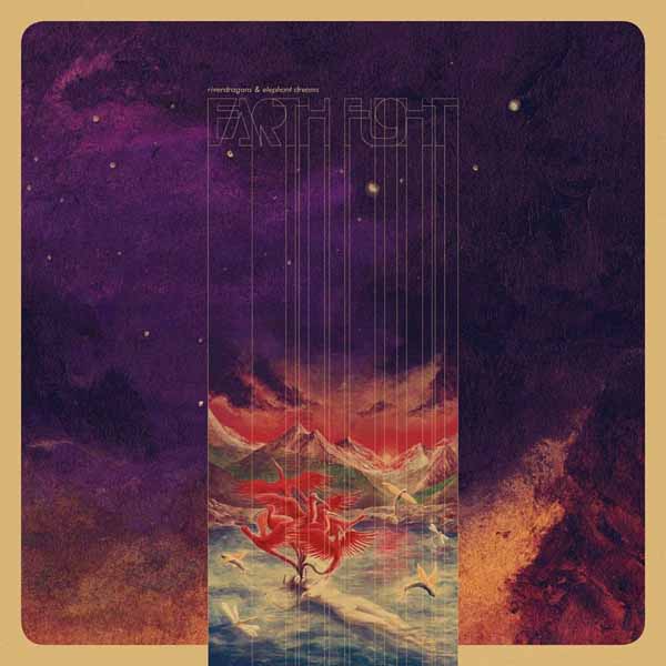 Earth Flight - Riverdragons & Elephant Dreams (Amber Purple 2Lp) - Metal - LP