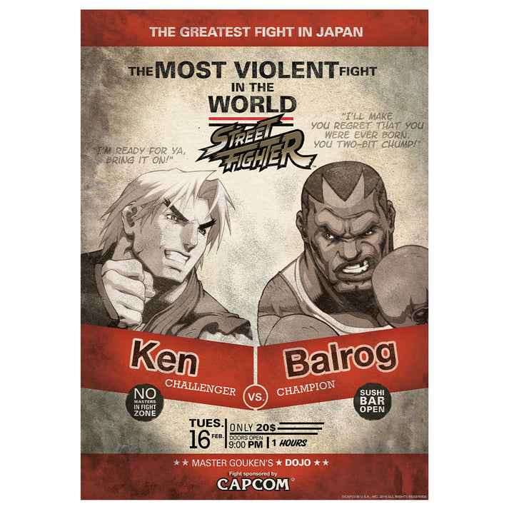 Street Fighter Limited Edition Art Print