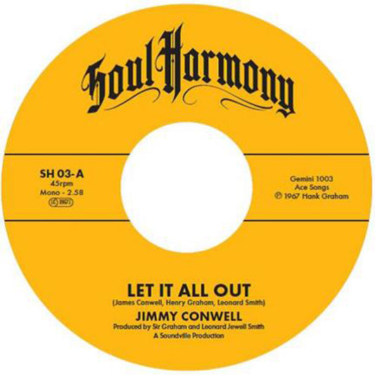 Jimmy Conwell - Let It All Out - Soul/Funk - 7