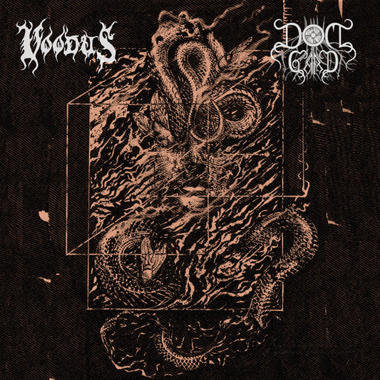 Voodus / Domgård - Ginnungagap / Ljungeld Över Människan - Black Metal - MC