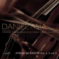 Asia Daniel & Amernet String Quartet - String Quartets Nos 1, 2 And 3 - Classical - CD