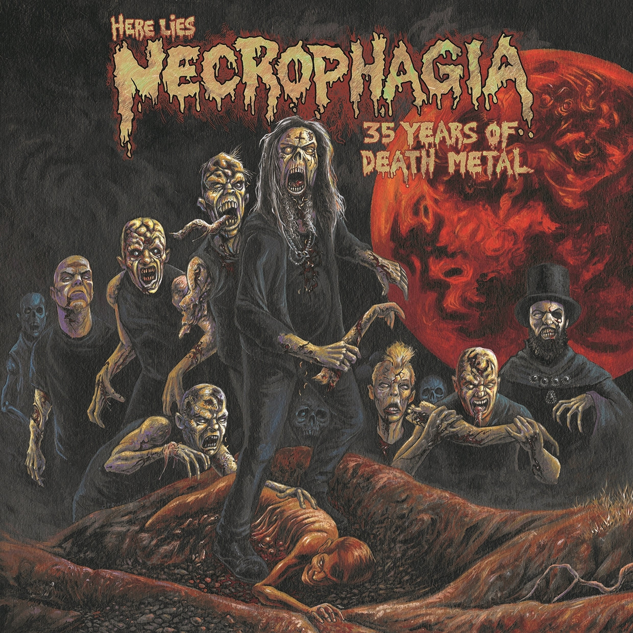 Necrophagia - Here Lies Necrophagia, 35 Years Of Death Metal - Death Metal - CD