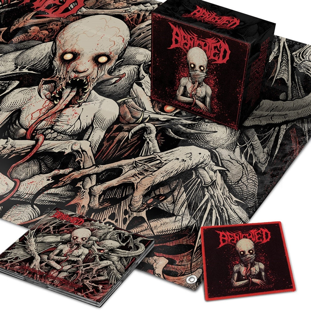 Benighted - Obscene Repressed (Deluxe Digibox + Bonus Tracks +  Flag + Patch) - Grindcore - CDB