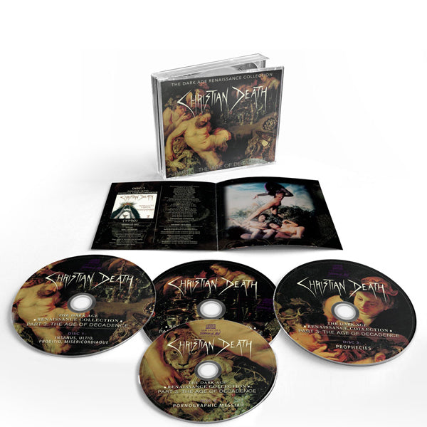 Christian Death - The Dark Age Renaissance Collection, Part 3, The Age Of Decadence - Gothic Metal/Rock - 4CD