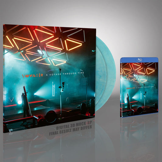 Voyager - A Voyage Through Time (Dolphin Blue Vinyl + Bluray) - Prog Rock - DLP