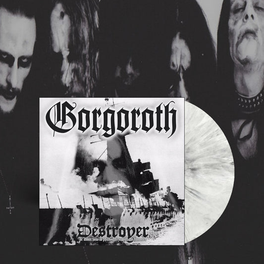 Gorgoroth - Destroyer (Limited White/Black Marbled Vinyl) - Black Metal - LP