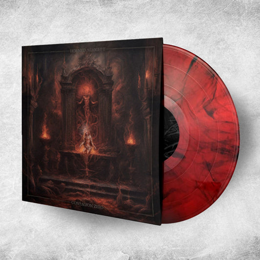 Horned Almighty - Contagion Zero (Transparent Red / Black Marble Vinyl) - Black Metal - LP