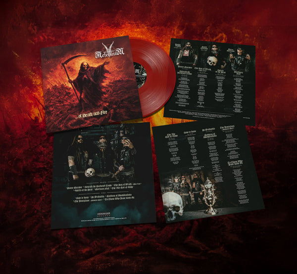 In Aeternum - ...Of Death And Fire (Transparent Red Vinyl) - Death Metal - LP