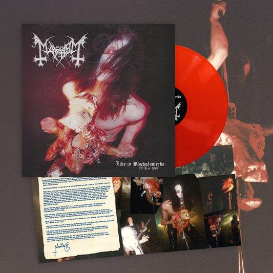 Mayhem - Live In Bischofswerda  (Limited Red Vinyl) - Black Metal - LP
