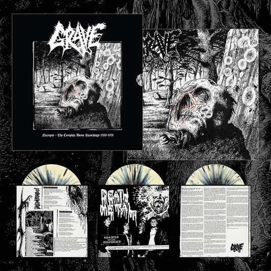 Grave - Necropsy - The Complete Demo Recordings 1986-1991 (Bone / Black Splatter 3Lp) - Death Metal - 3LP