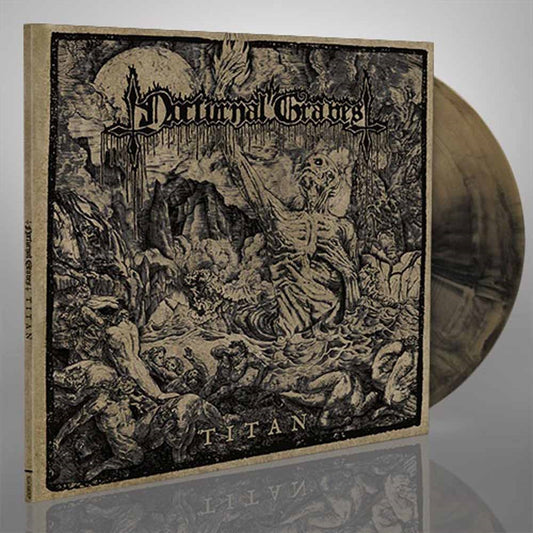 Nocturnal Graves - Titan (Gold/Black Vinyl) - Black Metal - LP