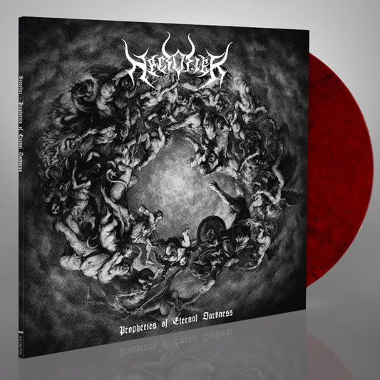 Necrofier - Prophecies Of Eternal Darkness (Transparent Red & Black Marbled Vinyl) - Black Metal - LP