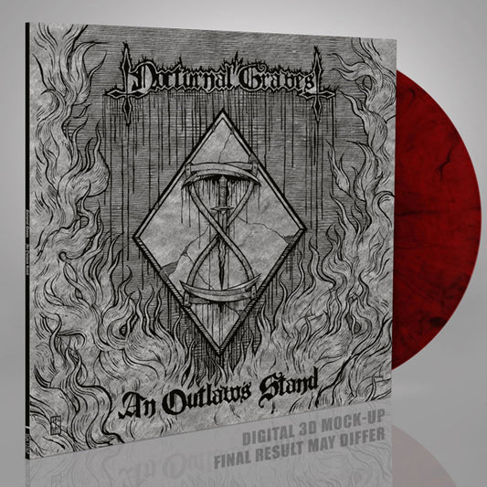 Nocturnal Graves - An OutlawS Stand (Red/Black Vinyl) - Black Metal - LP