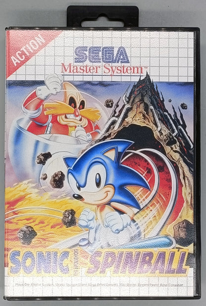 Sonic Spinball for Sega Master System MS - Complete - CIB Sega