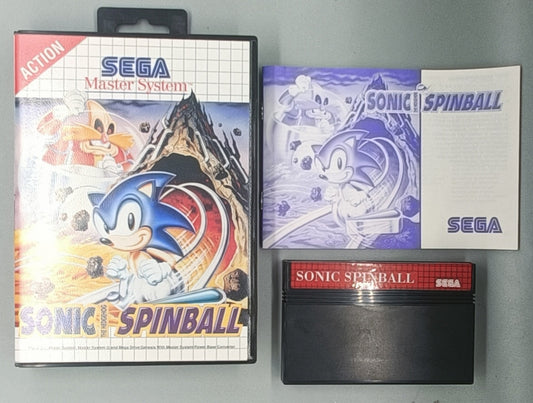 Sonic Spinball for Sega Master System MS - Complete - CIB Sega