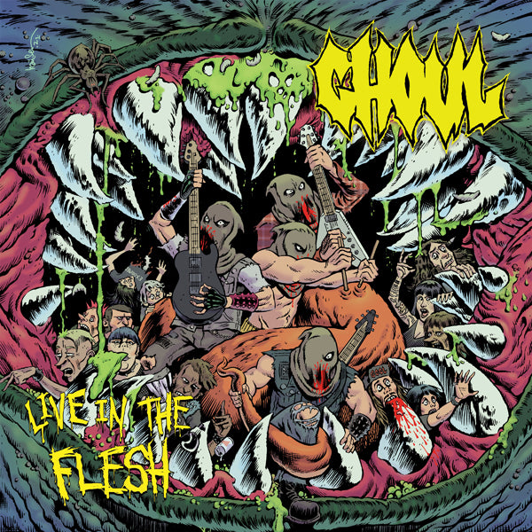Ghoul - Live In The Flesh (Blue Vinyl) - Death Metal - DLP