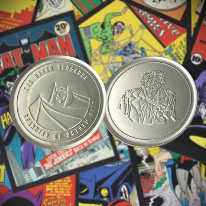 DC Comics Batman Set of 4 Embossed Metal Coasters
