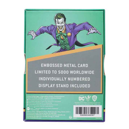 DC Comics The Joker Playing Card Limited Edition Ingot