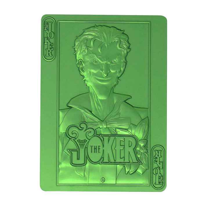 DC Comics The Joker Playing Card Limited Edition Ingot