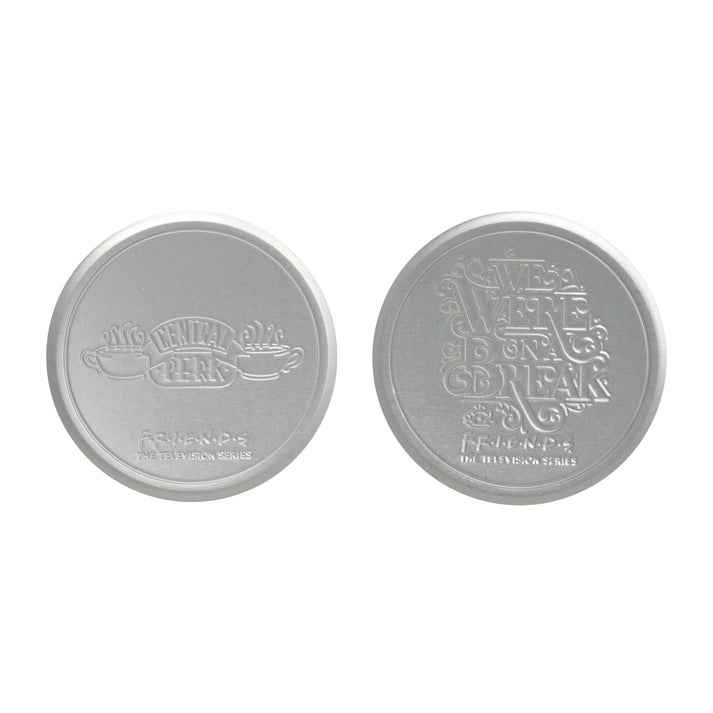 Friends Set of 4 Embossed Metal Coasters
