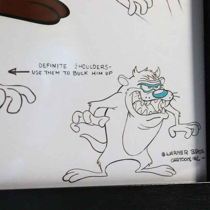 The Looney Tunes Tazmanian Devil Limited Edition Fan-Cel