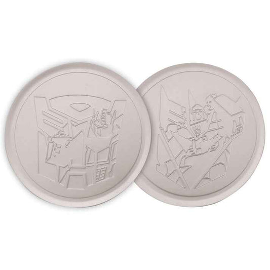 Transformers Set of 4 Embossed Metal Coasters