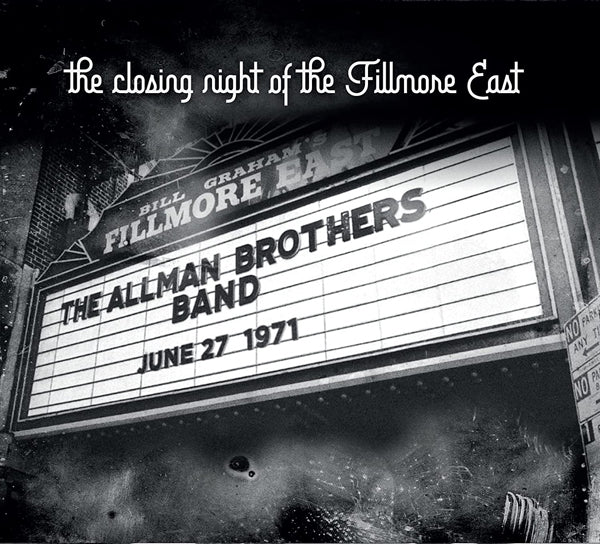 Allman Brothers Band, The - Closing Night At The Fillmore East - Blues - CD