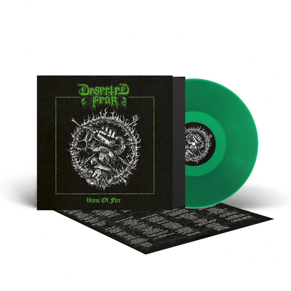 Deserted Fear - Veins Of Fire (Green Transparent Vinyl) - Death Metal - LP