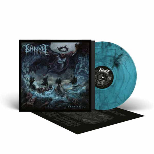 Khnvm - Cosmocrator (Transparent Turquoise And Black Marbled) - Death Metal - LP
