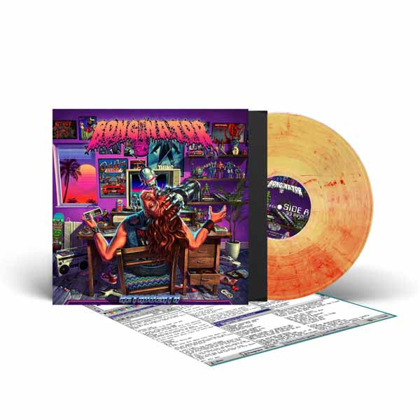 Bonginator - Retrodeath (Trans Yellow/Black Marble) - Death Metal - LP