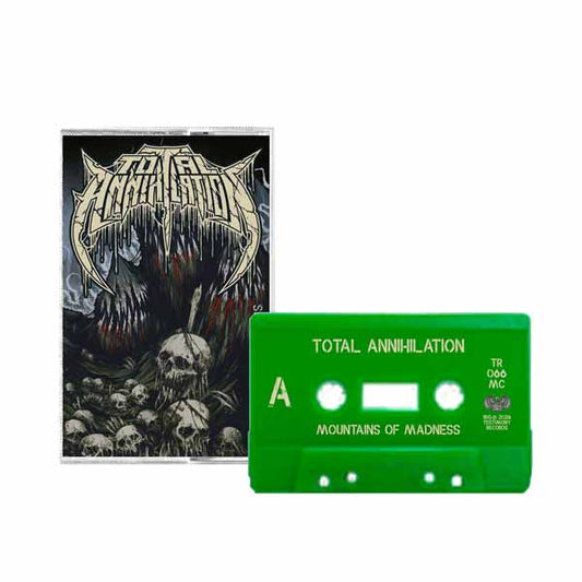 Total Annihilation - Mountains Of Madness (Green Tape) - Death Metal - MC