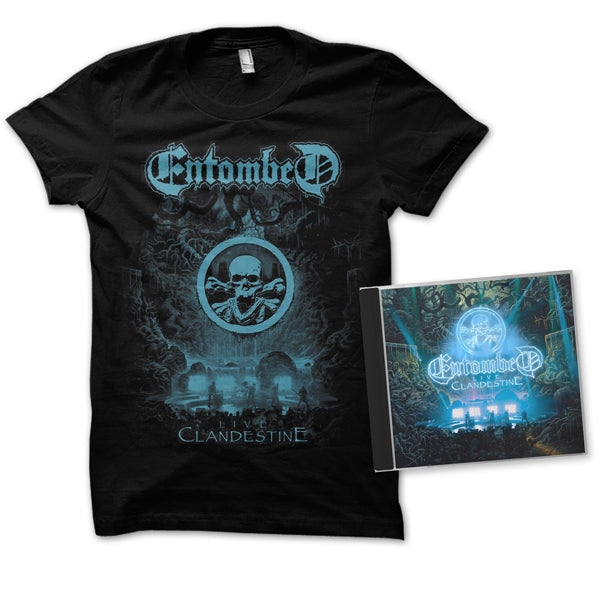 Entombed - Clandestine Live (+T-Shirt Xl) - Death Metal - CD