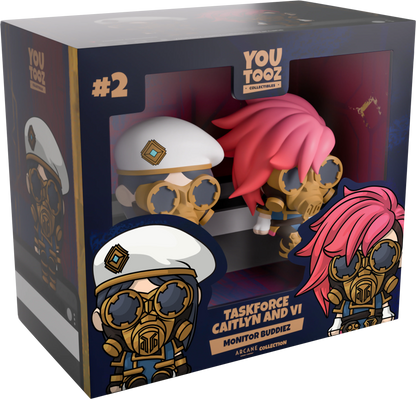YouTooz Arcane: Taskforce Caitlyn & Vi Monitor Buddiez Action Figure