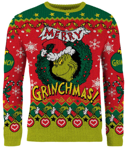 The Grinch: Christmas Jumper (Size: XXX-Large)