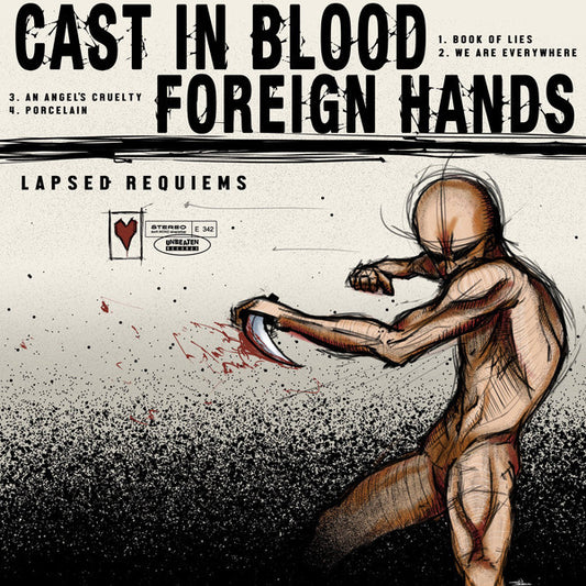 Cast In Blood/Foreign Hands - Lapsed Requiems (Red Vinyl) - Hardcore - 10