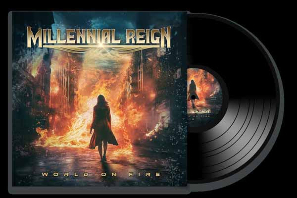 Millennial Reign - World On Fire - Power Metal - LP