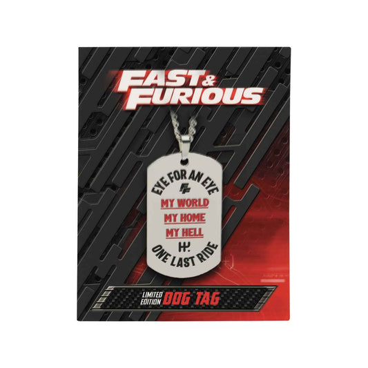 Fast & Furious Stainless Steel Dog Tag