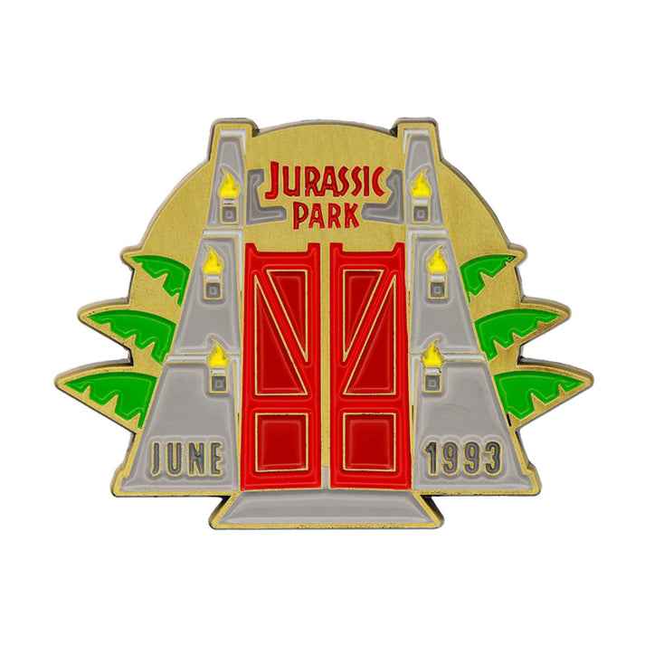 Jurassic Park Medallion and Pin Set