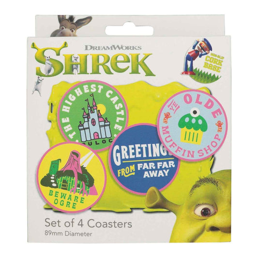 Shrek Set of 4 Metal Coasters
