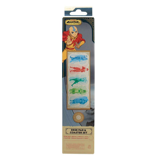 Avatar: The Last Airbender Elements Desk Pad & Coaster Set