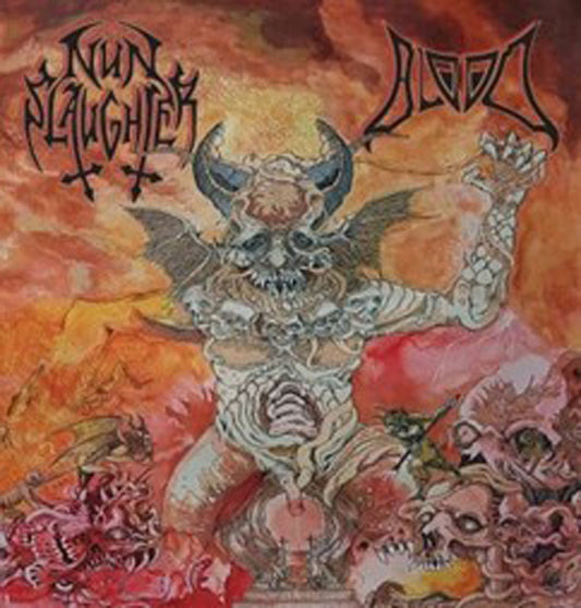 Nunslaughter / Blood - Nunslaughter / Blood Split - Metal - CD