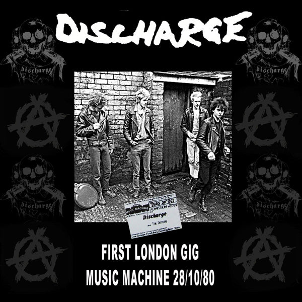 Discharge - Music Machine 28/10/80 - First London Gig (Transparent Purple Vinyl + Poster) - Punk - LP