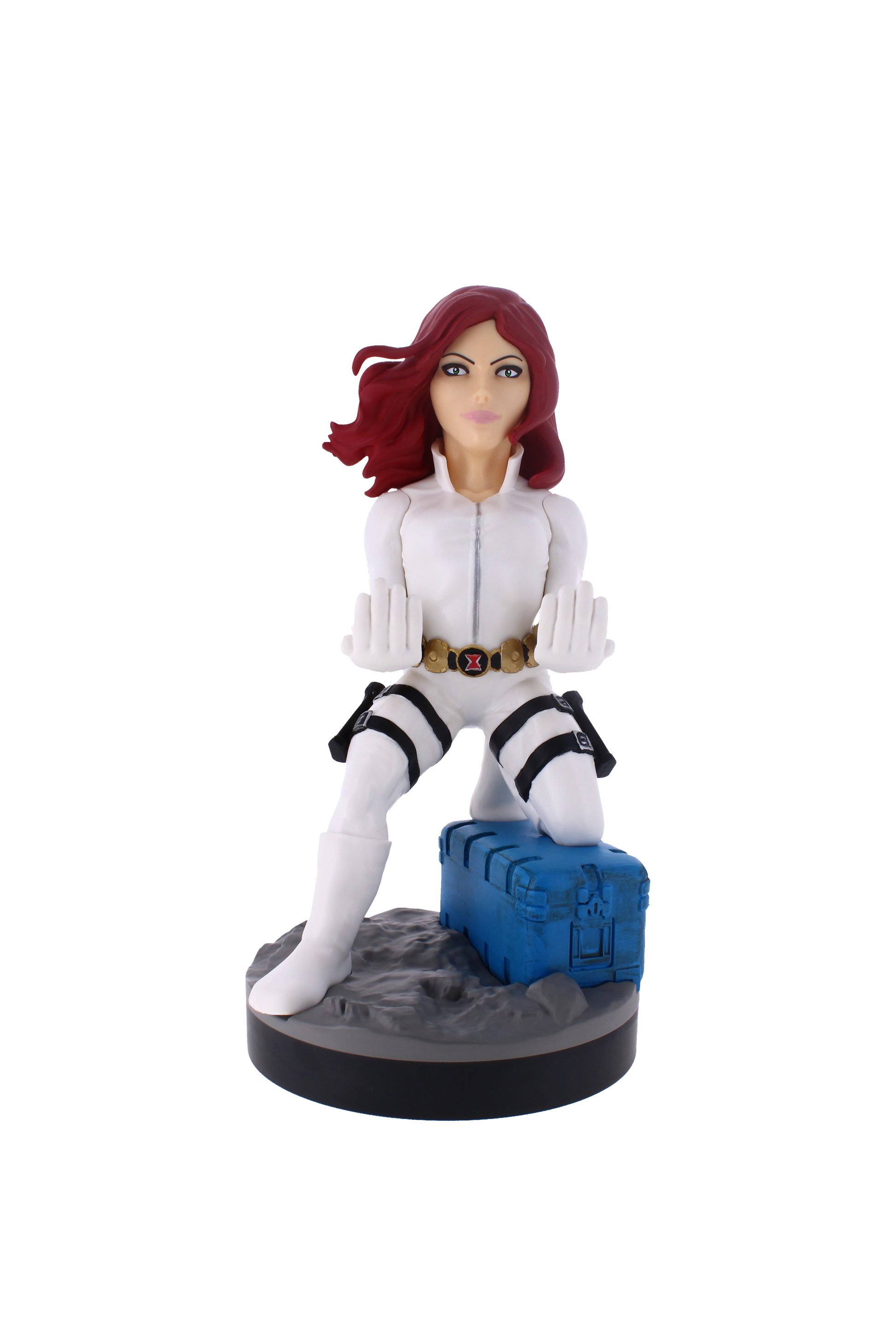 Cable Guy Black Widow White Suit - Marvel Cable Guys